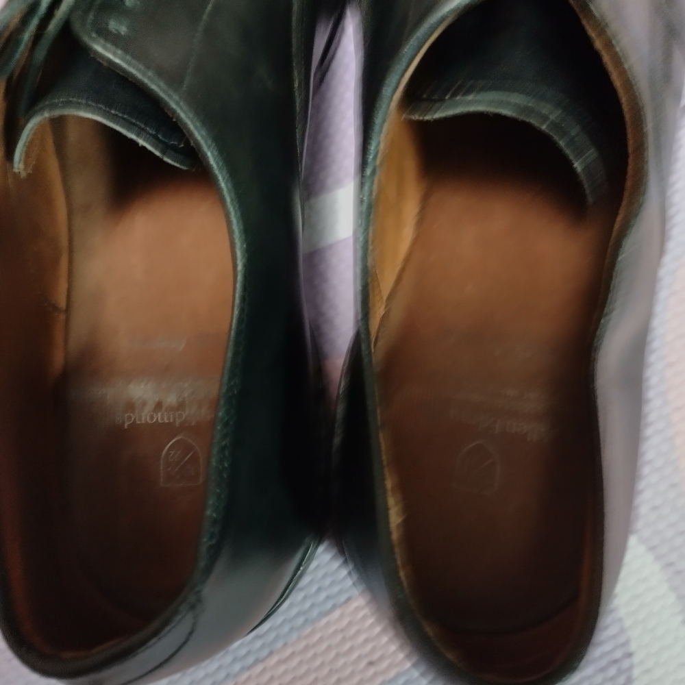 ALLEN EDMONDS  FIFTH AVENUE OXFORD BLACK SHOES 41399 Size 12 - Picture 7 of 11